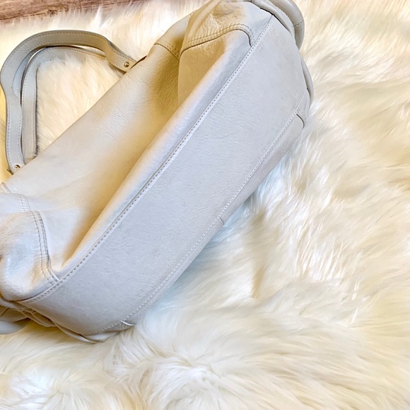 Tentazione Due White Leather Satchel - Picture 4 of 8